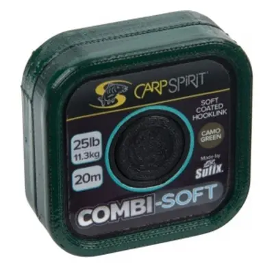 Carp Spirit Šňůra Combi Soft Coated Braid Camo Green 20m - 35lb