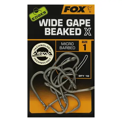 Fox Háčky Edges Wide Gape Beaked X Hooks 10ks