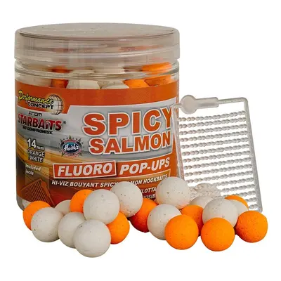 Starbaits Plovoucí boilies Fluo Spicy Salmon 80g Starbaits Plovoucí boilies Fluo Spicy Salmon 80