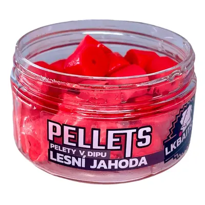 LK Baits Pelety v dipu Lesní Jahoda 60g