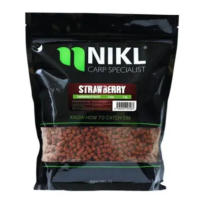 Nikl Pelety Strawberry s dírkou 1kg,Nikl Pelety Strawberry s dírkou 1kg