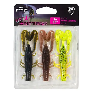 Fox Rage Gumová nástraha Critters Bulk Mixed Colours 3ks - 9cm