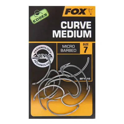 Fox Háčky EDGES Curve Shank Medium 10ks