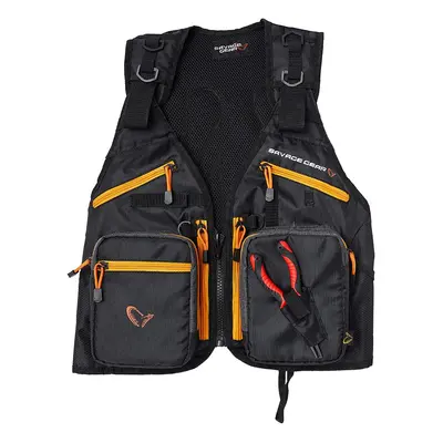 Savage Gear Přívlačová vesta Pro-Tact Spinning Vest One Size Black,Savage Gear Přívlačová vesta 