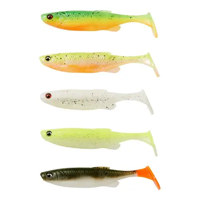 Savage Gear Gumová nástraha Fat Minnow T-Tail Darkwater Mix 5ks - 7,5cm 5g