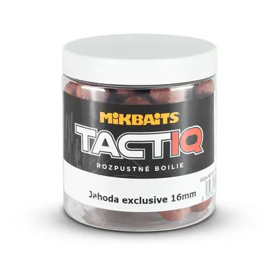 Mikbaits Rozpustné boilie TactiQ Jahoda exclusive 250ml