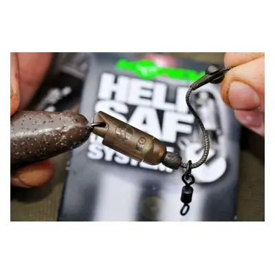 Korda Montáž Heli Safe Lead System 2ks - Hnědá,Korda Montáž Heli Safe Lead System 2ks - Hnědá