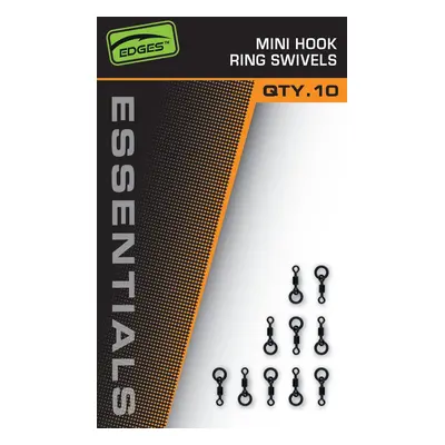 Fox Obratlíky Edges Essentials Mini Hook Ring Swivels 10ks