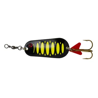 DAM Třpytka Effzett Standard Spoon Fluo Yellow/Black UV - 3,2cm 6g