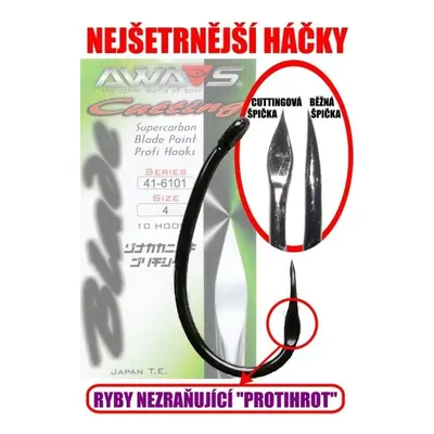 Awa-S Háčky Cutting Blade Black Nickel 10ks