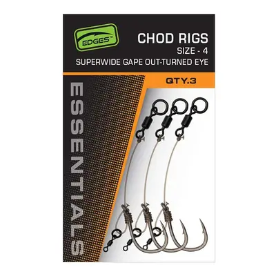 Fox Návazec Edges Super Wide Gape Chod Rigs 3ks,Fox Návazec Edges Super Wide Gape Chod Rigs 3ks