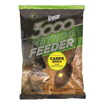 Sensas Krmítková směs Method Feeder 1kg - Carpe Spicy