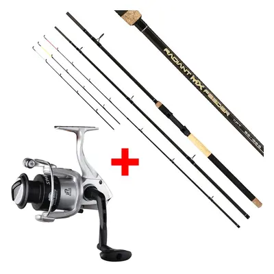 Giants fishing Prut Radiant MX Feeder 3,6m 50-100g + Naviják Spark Reel FD