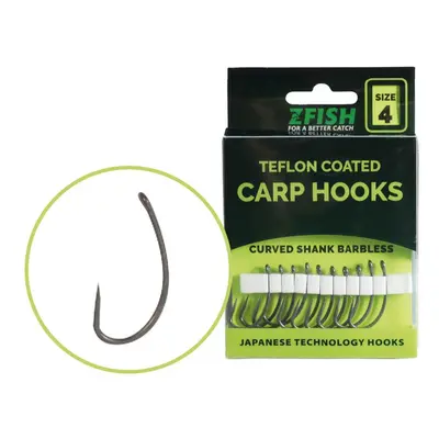 Zfish Teflonové Háčky Curved Shank BL,Zfish Teflonové Háčky Curved Shank BL