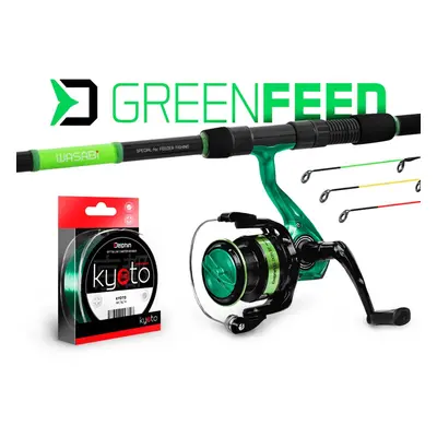 Delphin Feederový set GreenFeed 360cm 100g + 4T + 0,261mm