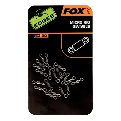 Fox Malé obratlíky Edges Micro Rig Swivels 20ks