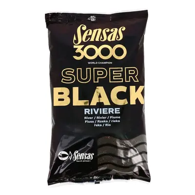 Sensas Krmítková směs Super Black 1kg - Riviere - Řeka