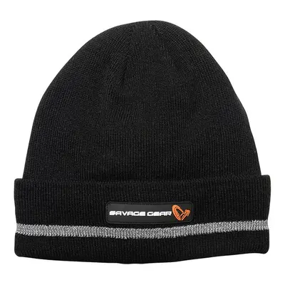 Savage Gear Zimní čepice Reflex Beanie One Size Black/Reflex