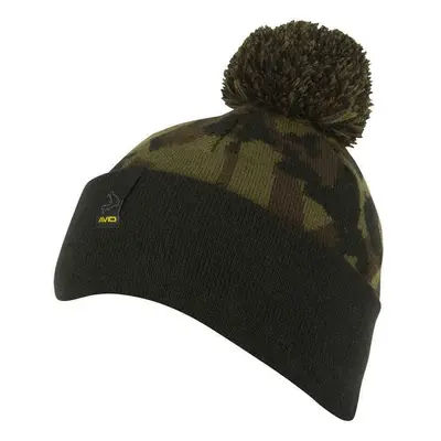 Avid Čepice Black and Camo Bobble Hat,Avid Čepice Black and Camo Bobble Hat