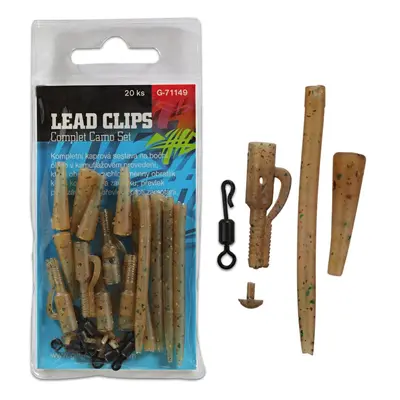 Giants Fishing Kompletní sada na boční olovo Lead Clips Complet Camo Set