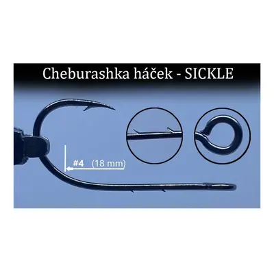 Jigovky Háček Cheburashka Sickle 10ks - 3/0