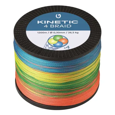 Kinetic Šňůra Braid Multi Colour 1200m