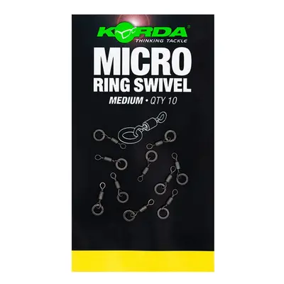 Korda Obratlík s kroužkem Micro Ring Swivel 10ks - medium