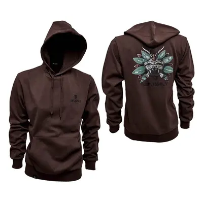 Gunki Rybářská Mikina Chief Brown Hoody