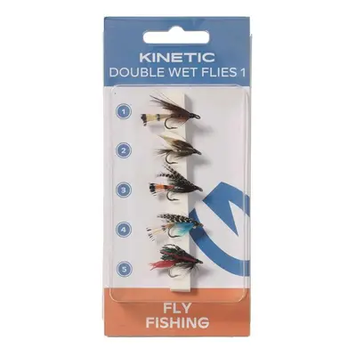 Kinetic Nympfy Wet Flies Dubble Hook 5pcs,Kinetic Nympfy Wet Flies Dubble Hook 5pcs