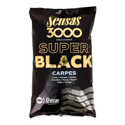 Sensas Krmítková směs Super Black 1kg - Carpes - Kapr