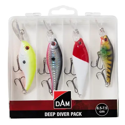 DAM Sada wobleru Deep Diver Pack Box 6.5-7.5cm,DAM Sada wobleru Deep Diver Pack Box 6.5-7.5cm