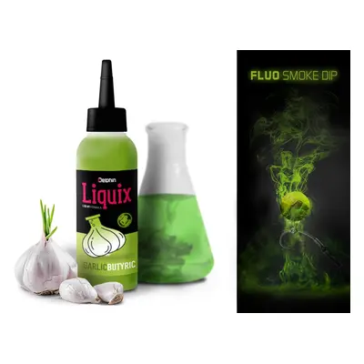 Delphin Fluo dip D Snax LiquiX 100ml - Česnek - Butyric