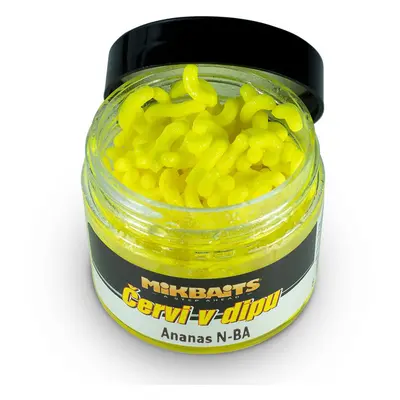 Mikbaits Červi v dipu 50ml - Ananas NB-A,Mikbaits Červi v dipu 50ml - Ananas NB-A