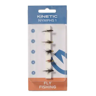 Kinetic Nympf Flies 5pcs,Kinetic Nympf Flies 5pcs