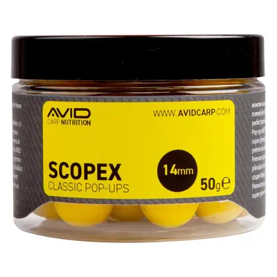 Avid Plovoucí boilie Classic Pop-Ups Scopex 14mm 50g,Avid Plovoucí boilie Classic Pop-Ups Scopex