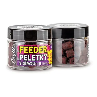 Chytil Feeder peletky s dírou 8mm 30g - Játra,Chytil Feeder peletky s dírou 8mm 30g - Játra