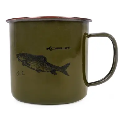 Korum Hrnek Classic Enamel Mug Barbel 330ml,Korum Hrnek Classic Enamel Mug Barbel 330ml