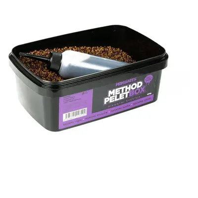 Mikbaits Method pelet box 400g + 120ml Activator - Pikantní švestka,Mikbaits Method pelet box 40