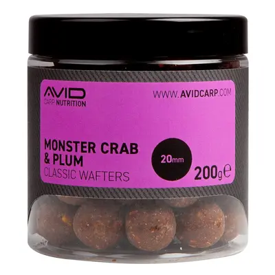 Avid Boilies Classic Wafters Monster Crab & Plum 20mm 200g,Avid Boilies Classic Wafters Monster 