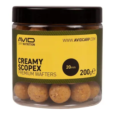 Avid Boilies Premium Wafters Creamy Scopex 20mm 200g,Avid Boilies Premium Wafters Creamy Scopex 