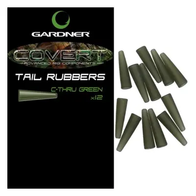 Gardner Převleky COVERT TAIL RUBBERS C-THRU zelená 12ks,Gardner Převleky COVERT TAIL RUBBERS C-T