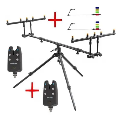 JAF Stojan Tripod Capture Accure Pod + ZDARMA 2ks signalizátorů Lynx + swingery,JAF Stojan Tripo