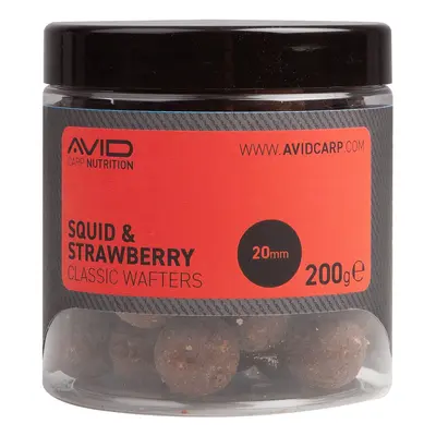 Avid Boilies Classic Wafters Squid & Strawberry 20mm 200g,Avid Boilies Classic Wafters Squid & S