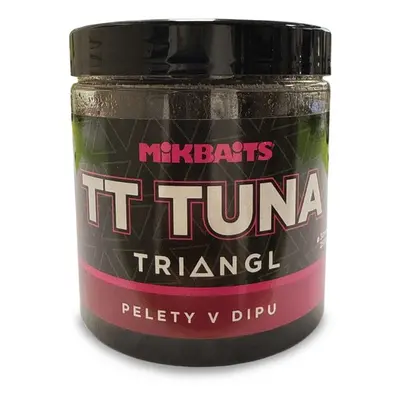 Mikbaits Pelety v dipu TT Tuna Triangl 30mm 250ml