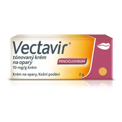 Vectavir tónovaný krém na opary 2g