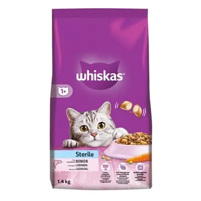 Whiskas Dry Sterile s lososem 1,4kg