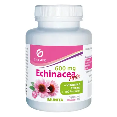 Galmed Echinacea forte 600mg + vitamín C + zinek 100 tablet