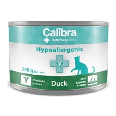 Calibra VD Cat konzerva Hypoallergenic Duck 200g