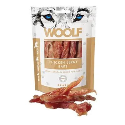 Woolf pochoutka chicken jerky bars 100g