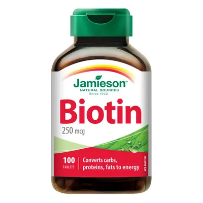 Jamieson Biotin 250 Mcg Tbl.100